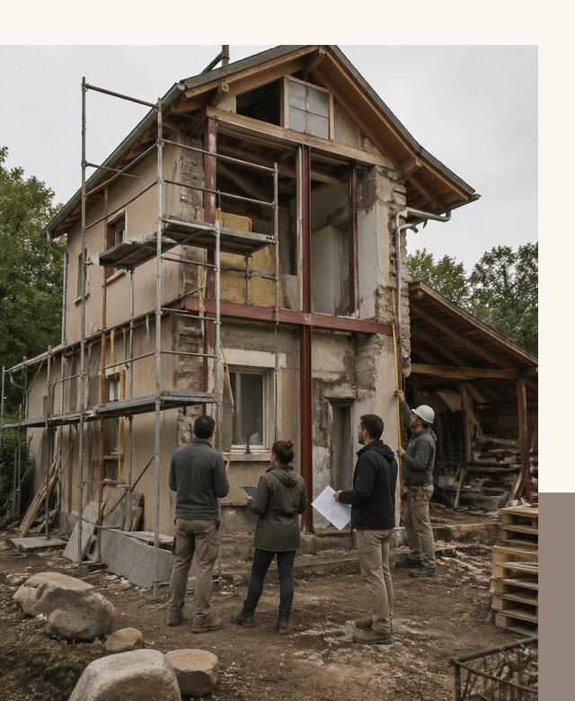 Реконструкция загородного дома под ключ в Подольске от бюро