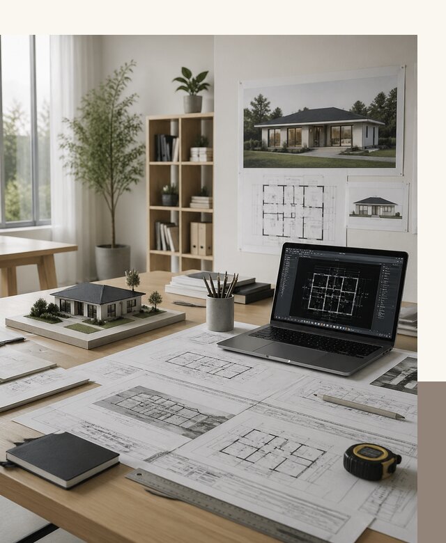 Проект одноэтажного дома с 3 спальнями под ключ в Подольске